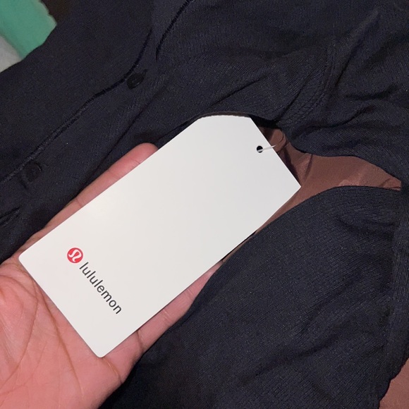 lululemon Side-Cinch Ribbed Cardigan in black 
NEW item in store - Picture 8 of 12